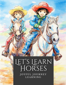Let's Learn Horses Activity Book