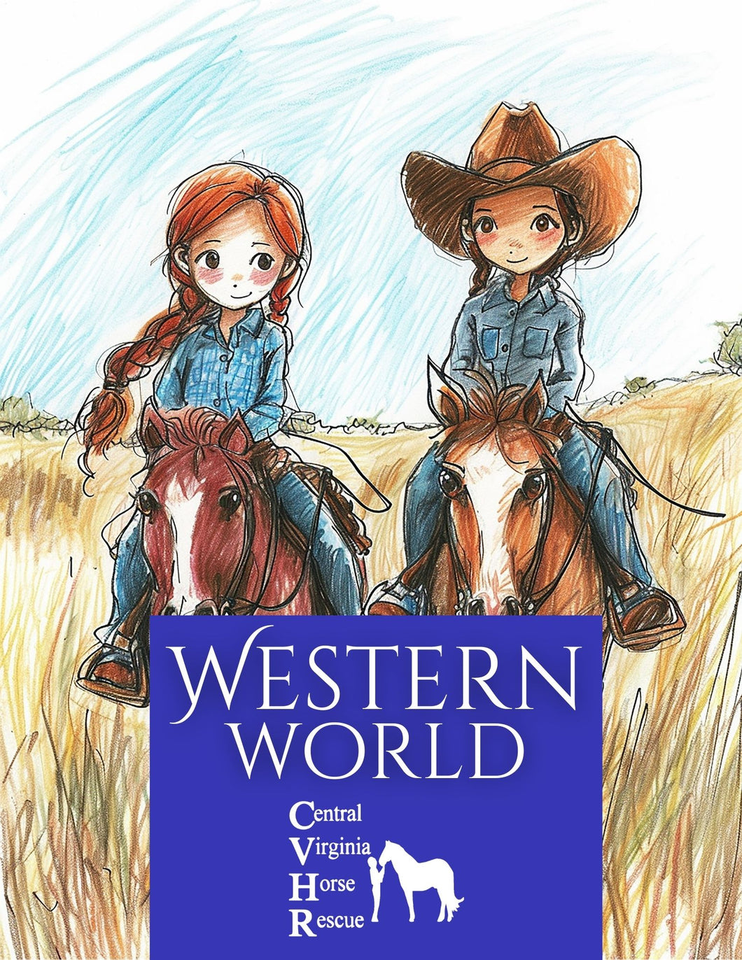 Western World Coloring Book for Kids