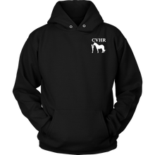 Load image into Gallery viewer, Classic CVHR Logo Hoodie - Dark Colors
