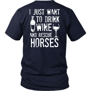 Drink Wine and Rescue Horses