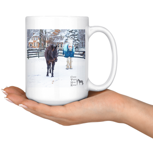Snow Horses Coffee Mug
