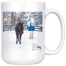 Load image into Gallery viewer, Snow Horses Coffee Mug
