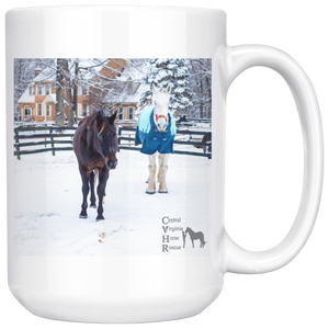 Snow Horses Coffee Mug