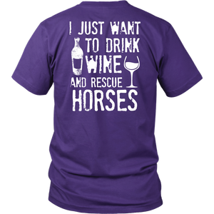 Drink Wine and Rescue Horses